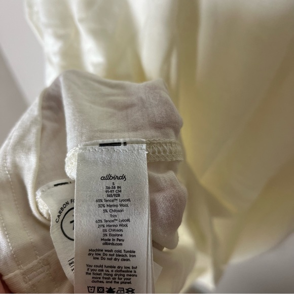 All birds blizzard sea wool blend crewneck tee - Picture 3 of 6